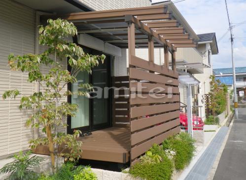 リビング前 駐車場 自転車置き場 リフォーム 高槻市 ファミリー庭園株式会社 大阪店 ガーデンプラット リビング前 駐車場 自転車置き場 リフォーム 高槻市 ファミリー庭園株式会社 大阪店 ガーデンプラット