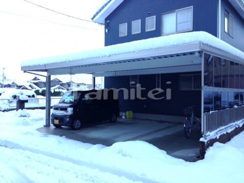 積雪カーポートで雪の日も安心 高島市 ファミリー庭園株式会社 滋賀店 ガーデンプラット 積雪カーポートで雪の日も安心 高島市 ファミリー庭園株式会社 滋賀店 ガーデンプラット