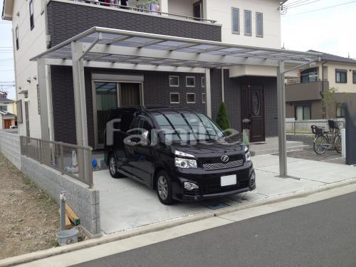3台用カーポート取付工事 貝塚市 ファミリー庭園株式会社 南大阪店 ガーデンプラット