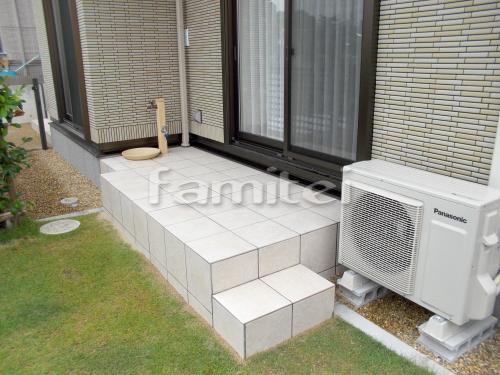 タイルデッキを取り付けお庭への出入りが便利に 宝塚市 ファミリー庭園株式会社 兵庫店 ガーデンプラット タイルデッキを取り付けお庭への出入りが便利に 宝塚市 ファミリー庭園株式会社 兵庫店 ガーデンプラット