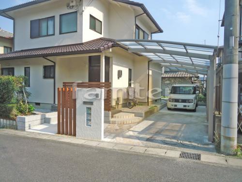たまゆら の可愛いガラスブロック門柱 草津市 ファミリー庭園株式会社 滋賀店 ガーデンプラット