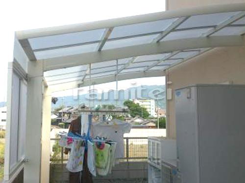 1階に便利な洗濯物干し場 紀の川市 ファミリー庭園株式会社 和歌山店 ガーデンプラット