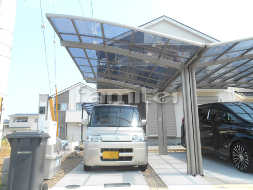 お車の台数が増えたら後付け駐車場屋根で増設 木津川市 ファミリー庭園株式会社 京都店 ガーデンプラット お車の台数が増えたら後付け駐車場屋根で増設 木津川市 ファミリー庭園株式会社 京都店 ガーデンプラット