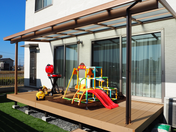 広い敷地を有効に使いプライベート空間も充実のお庭 株 G Comfort ガーデンプラット