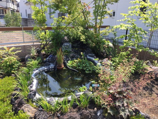 庭に池を 株式会社八木造園 ガーデンプラット