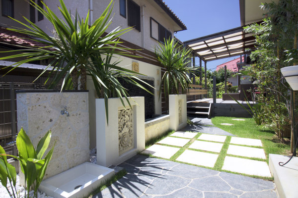 水音を楽しむアジアンガーデン スペースガーデニング株式会社 ガーデンプラット