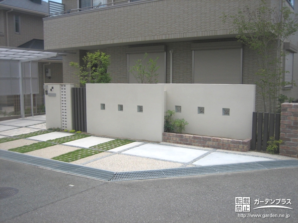オープン外構 だけど目隠しは万全 ガーデンプラス神戸 六甲アイランド ブルメール舞多聞他 ガーデンプラット