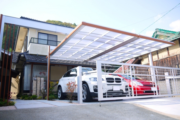 駐車場リフォーム オシャレカーポート 株式会社美興プランニング ガーデンプラット